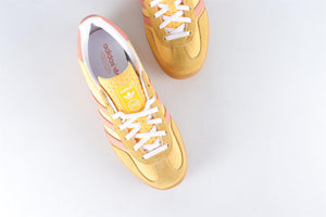 ADIDAS YELLOW GAZELLE SEMI SPARK WONDER CLAY SNEAKERS EU 38 1/3 UK 5.5 US 7