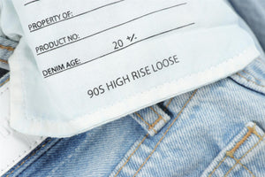 RE/DONE BLUE HIGH RISE STRAIGHT LEG JEANS W24 UK 6