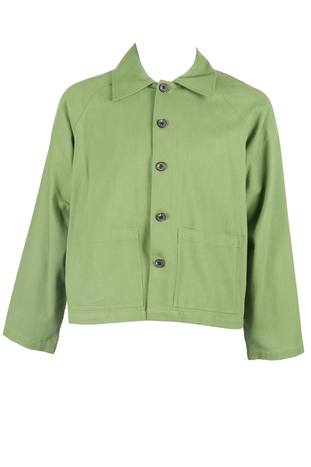 BODE GREEN MEN'S COTTON JACKET SMALL/MEDIUM