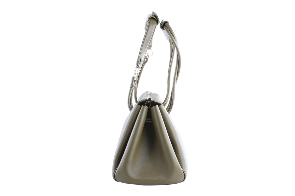 LOEWE GREEN MADRID MEDIUM LEATHER SHOULDER BAG