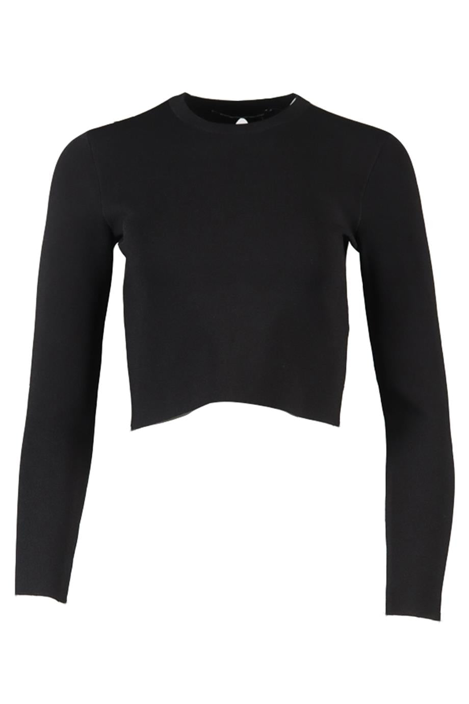 PROENZA SCHOULER CROPPED KNIT TOP XSMALL