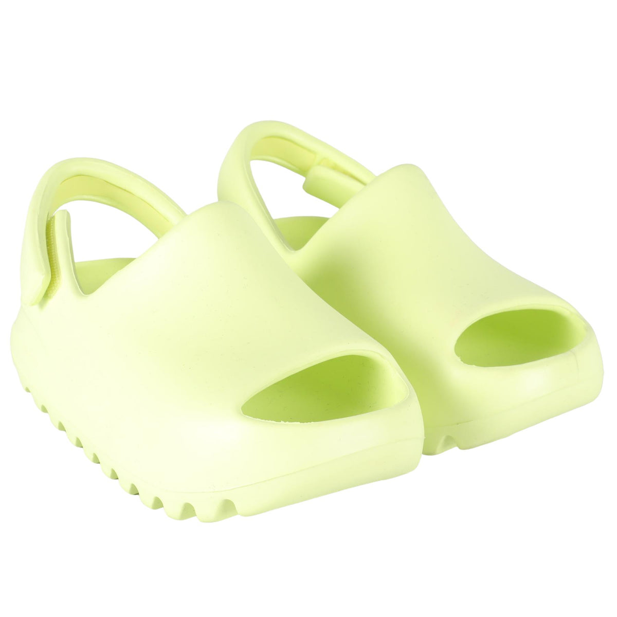 ADIDAS YEEZY YELLOW BABY GIRLS RUBBER SANDALS EU 23 UK 6 US 6
