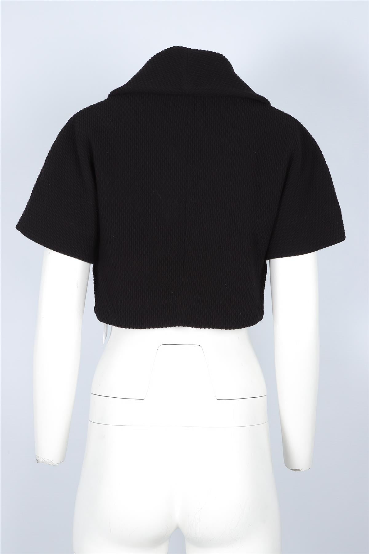 ALAÏA BLACK WOOL JACKET FR 40 UK 12