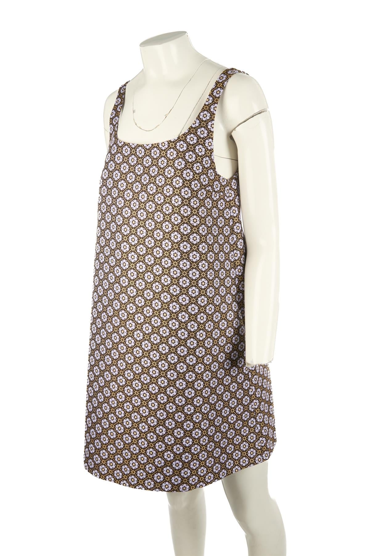 PAUL & JOE BROWN COTTON MINI DRESS FR 38 UK 10