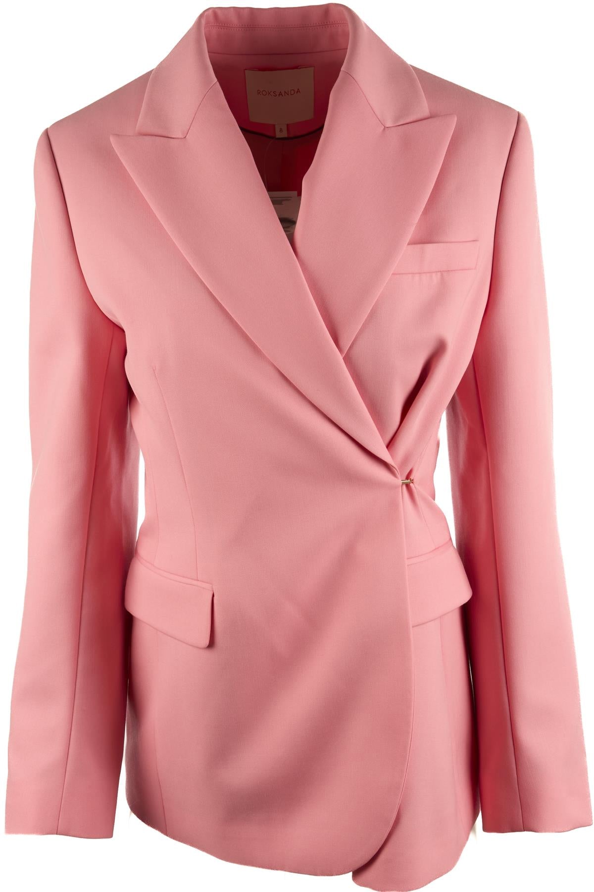 ROKSANDA PINK WOOL BLAZER UK 8