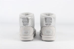 UGG SILVER GIRLS BOOTS UK 9 EU 27.5 US 10