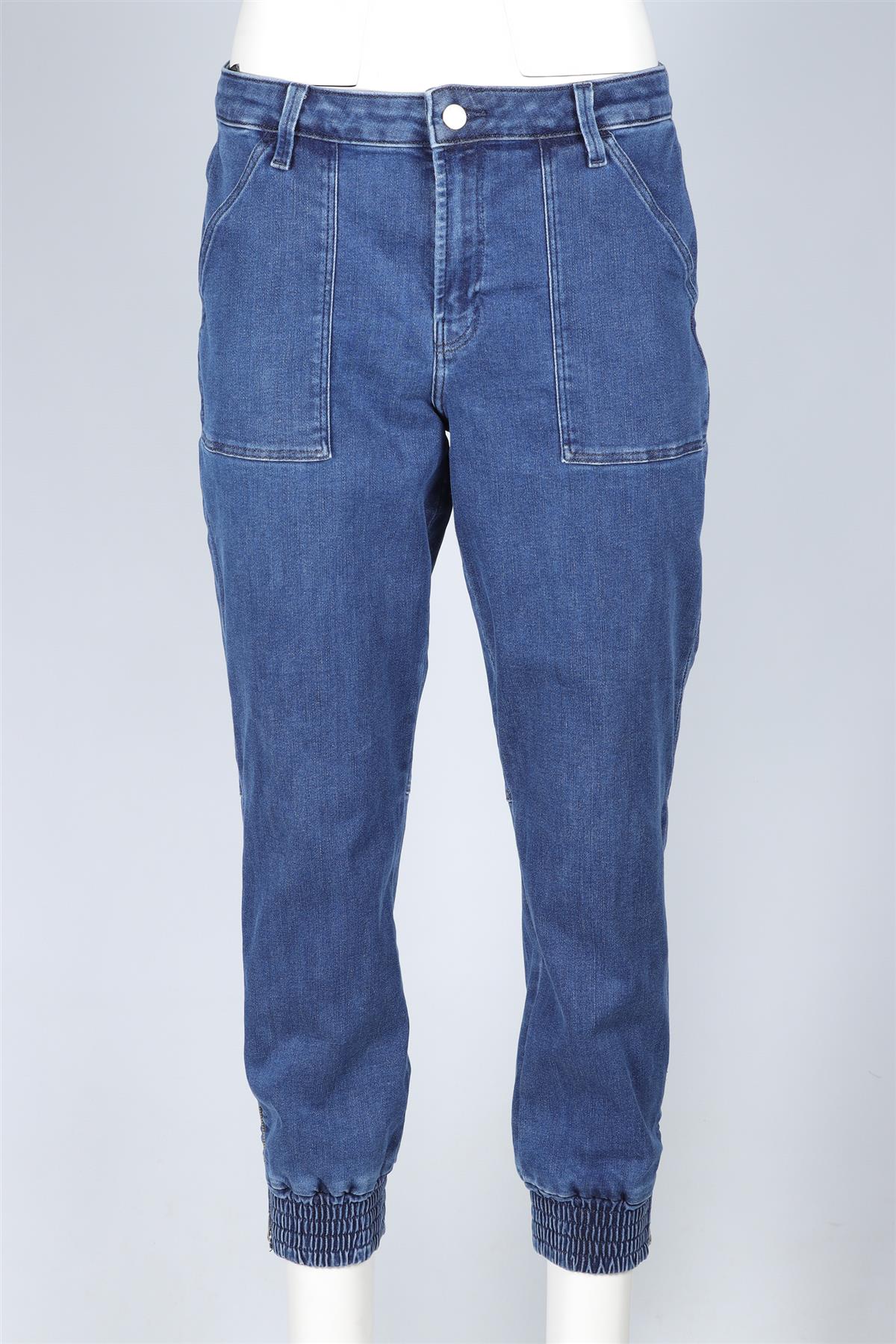 J BRAND BLUE DENIM TAPERED PANTS W29 UK 10-12
