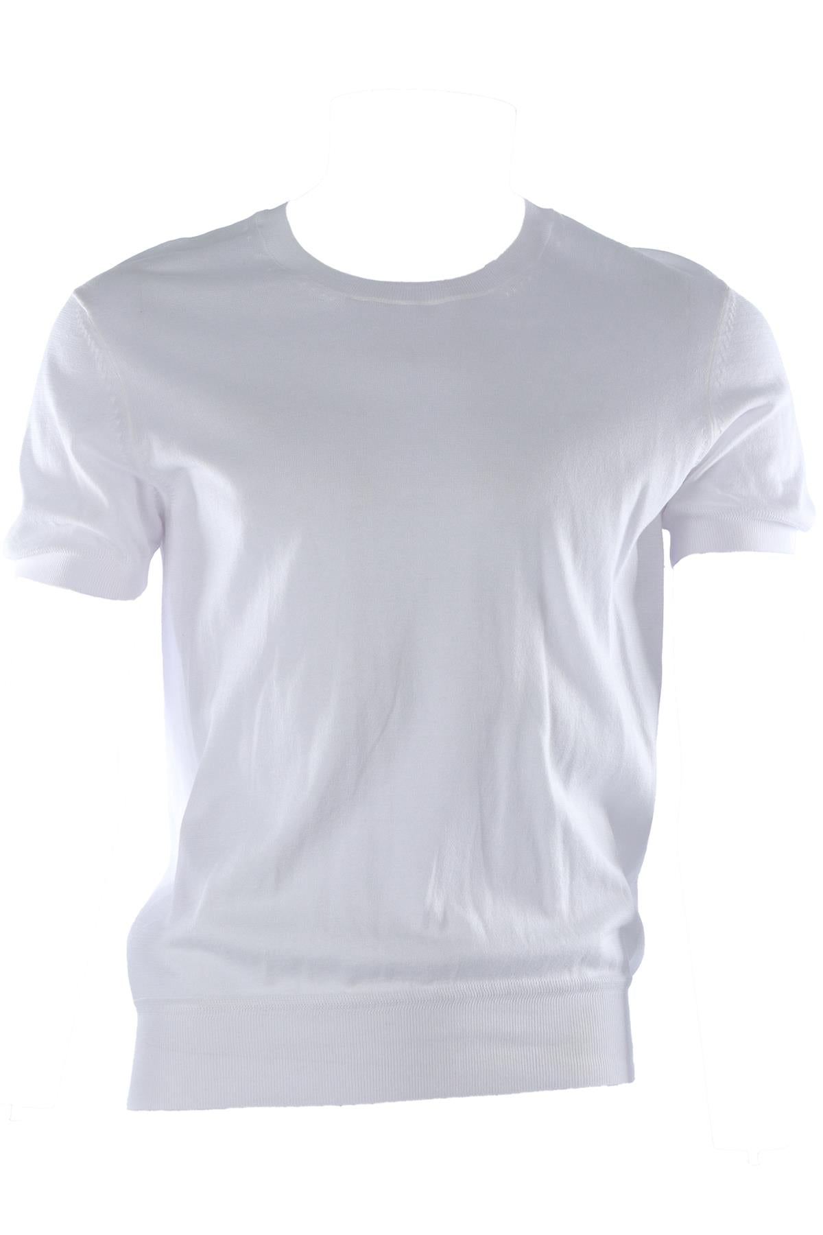 WHITE MEN'S COTTON SWEATER