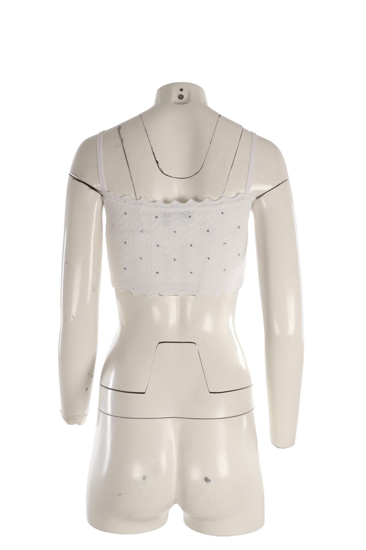 ALESSANDRA RICH CREAM KNIT TOP IT 42 UK 10