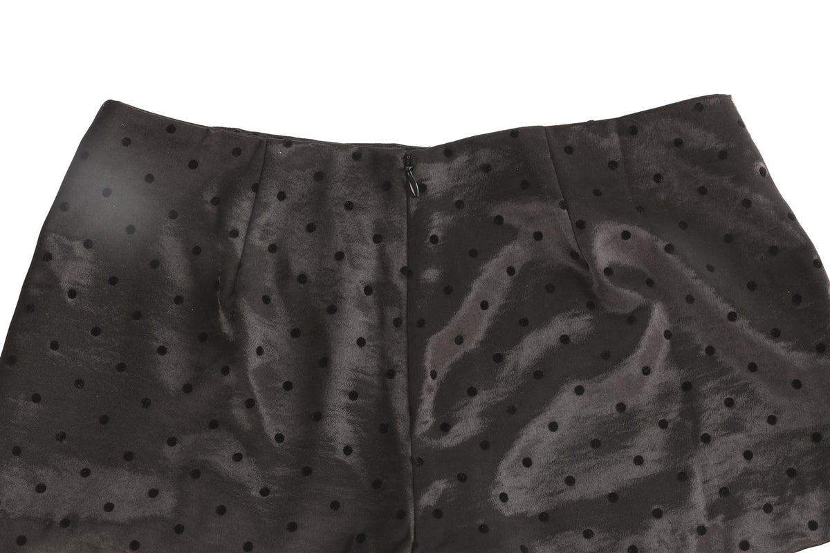 REFORMATION BLACK SATIN SHORTS US 2 UK 6