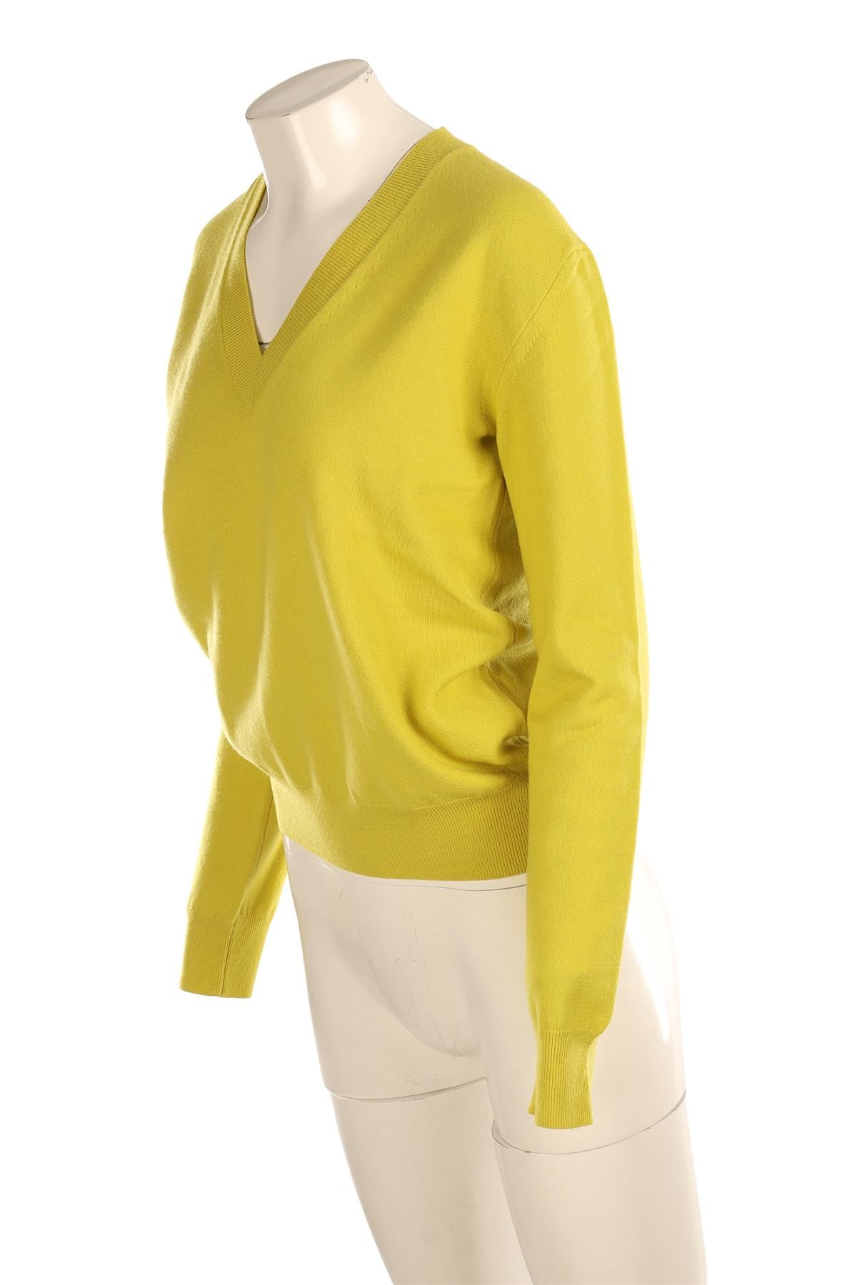 BOTTEGA VENETA GREEN WOOL SWEATER XLARGE