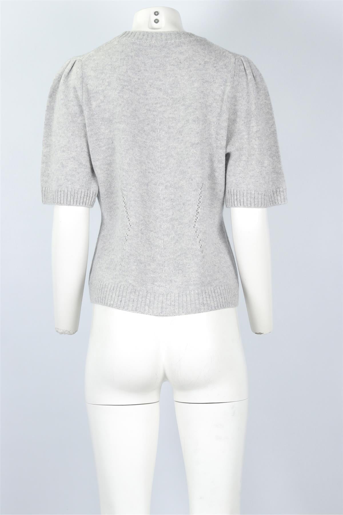 ME+EM GREY CASHMERE SWEATER LARGE