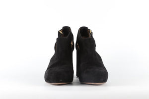 MARNI BLACK SUEDE ANKLE BOOTS EU 39 UK 6 US 9