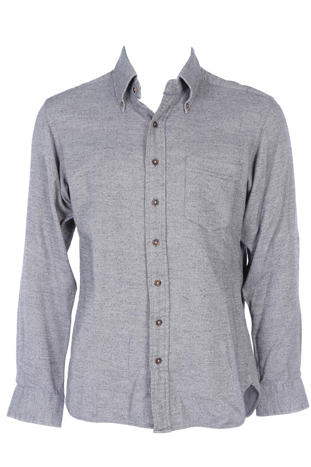 THOM SWEENEY GREY MEN'S SHIRT UK/US 42