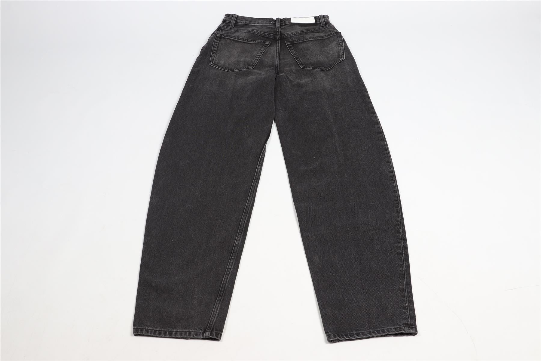 RE/DONE BLACK TAPERED JEANS W24 UK 6