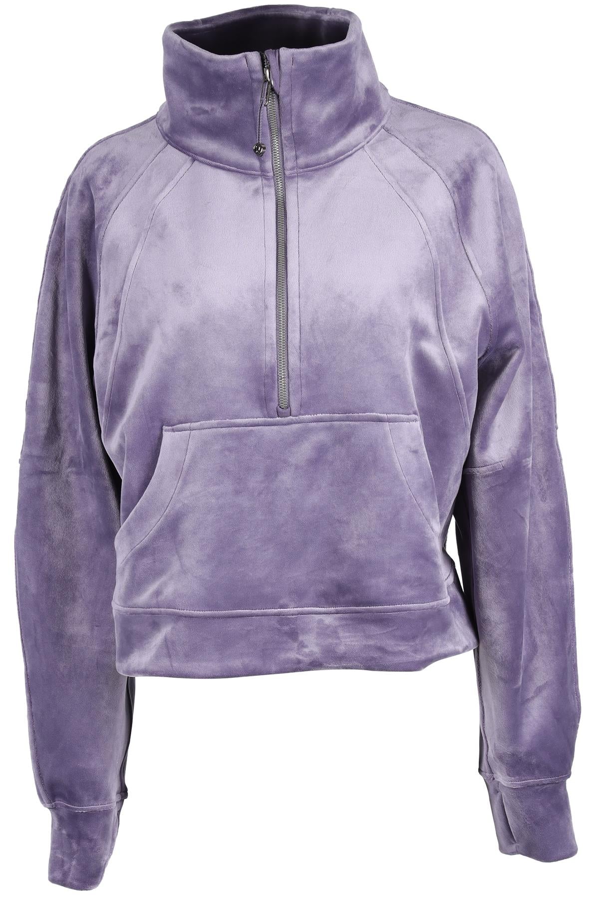 LULULEMON PURPLE VELVET SWEATSHIRT MEDIUM
