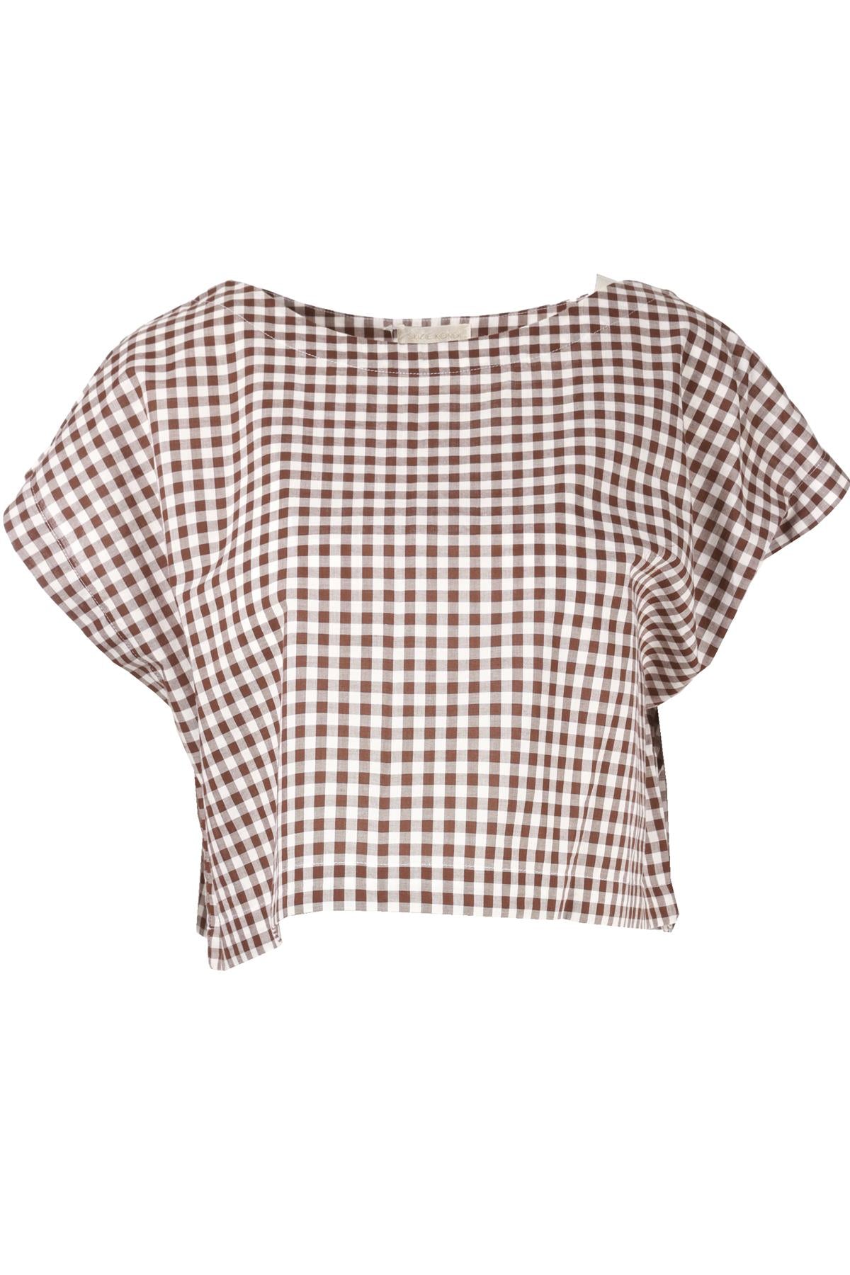 BROWN COTTON TOP