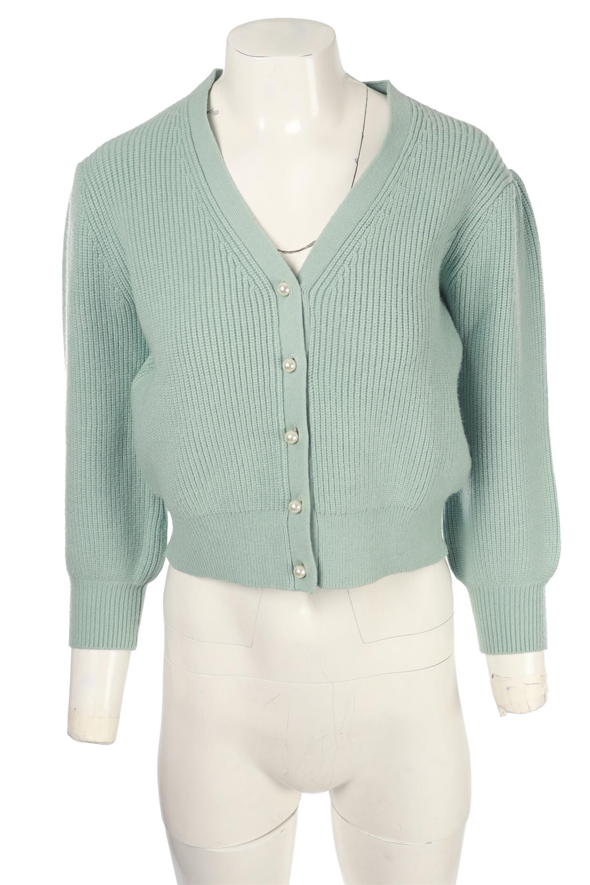 BLUE KNIT CARDIGAN