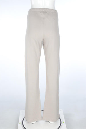 ETERNE TAUPE COTTON TRACK PANTS LARGE
