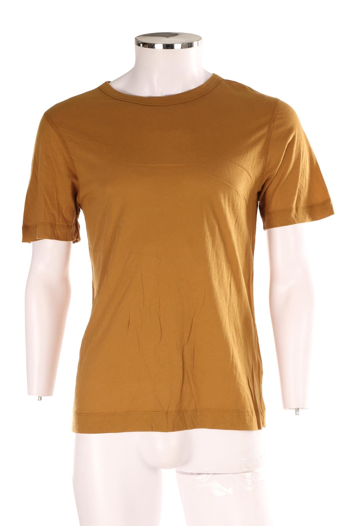 DRIES VAN NOTEN TAN MEN'S COTTON T-SHIRT MEDIUM