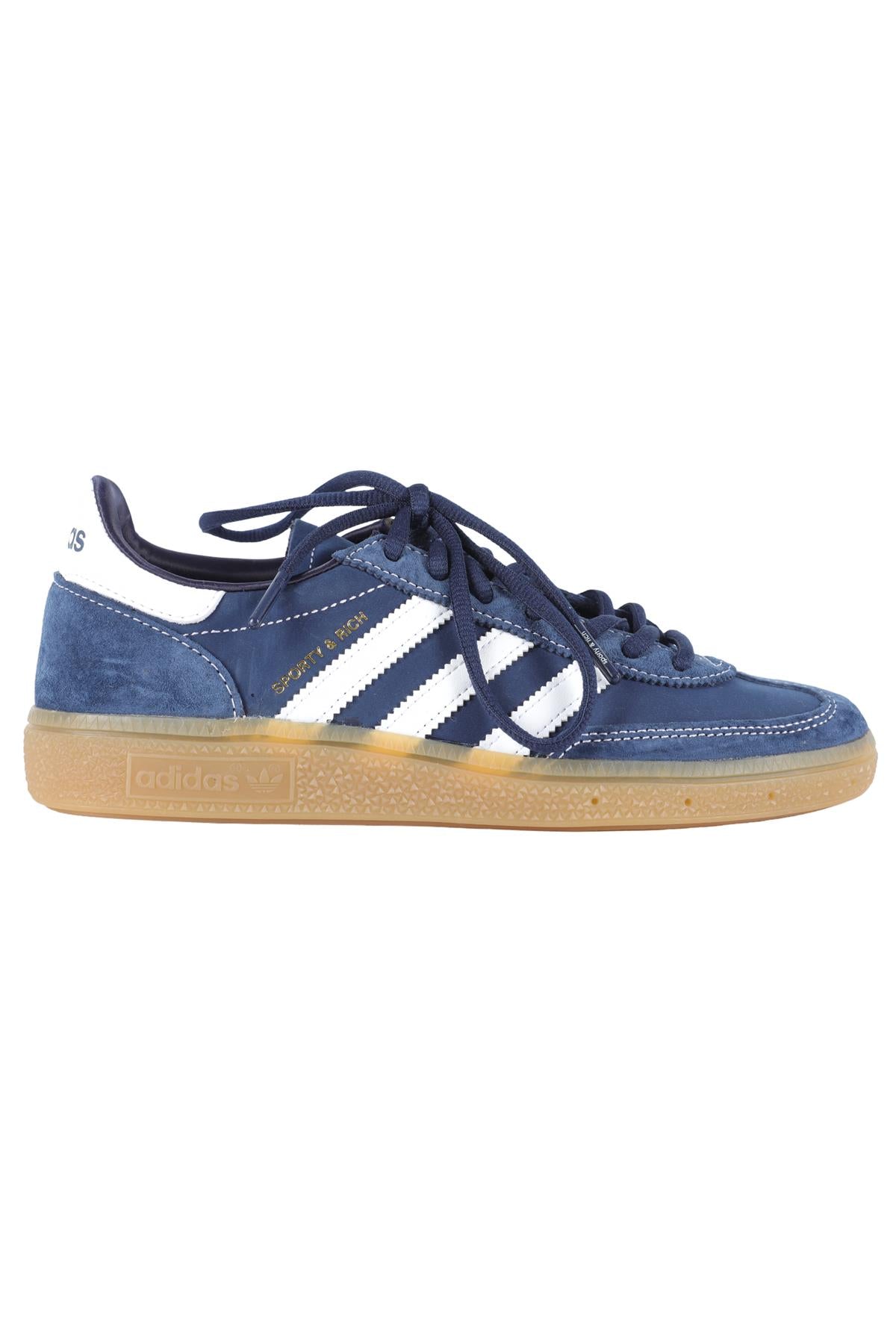 ADIDAS + SPORTY & RICH BLUE HANDBALL SPEZIAL NIGHT INDIGO SNEAKERS EU 38 UK 5 US 5.5