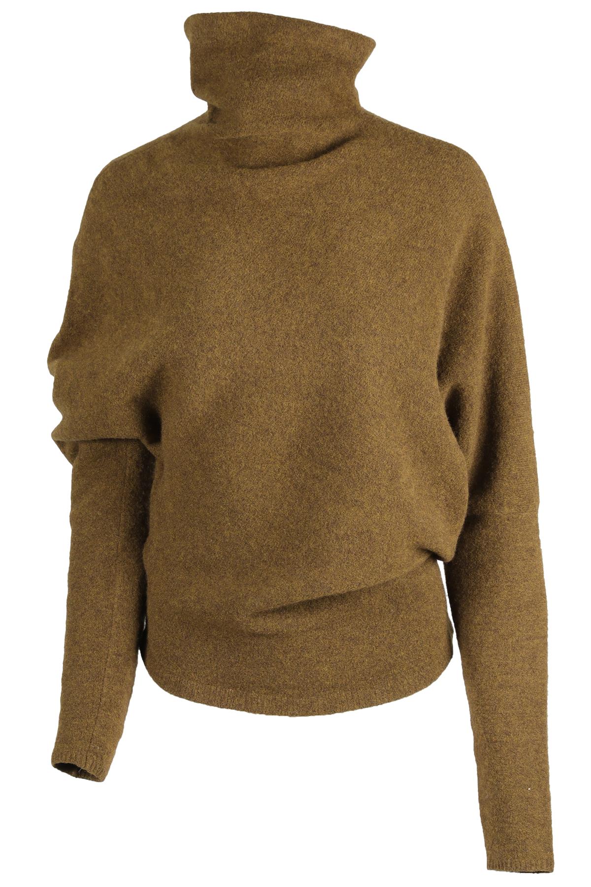 PROENZA SCHOULER GREEN WOOL SWEATER XSMALL