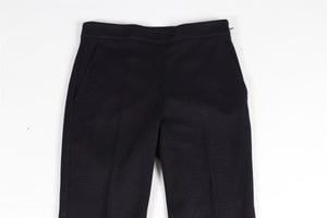 GUCCI NAVY COTTON STRAIGHT LEG PANTS IT 40 UK 8