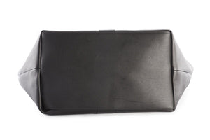 SAINT LAURENT BLACK Y LEATHER TOTE BAG