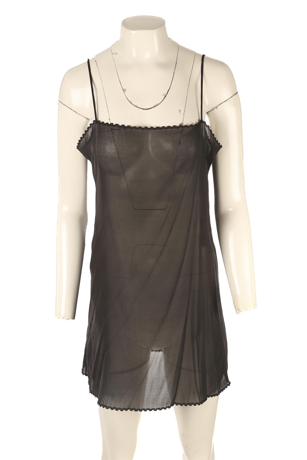 CHANEL BLACK 2014 CASHMERE MIDI DRESS FR 38 UK 10