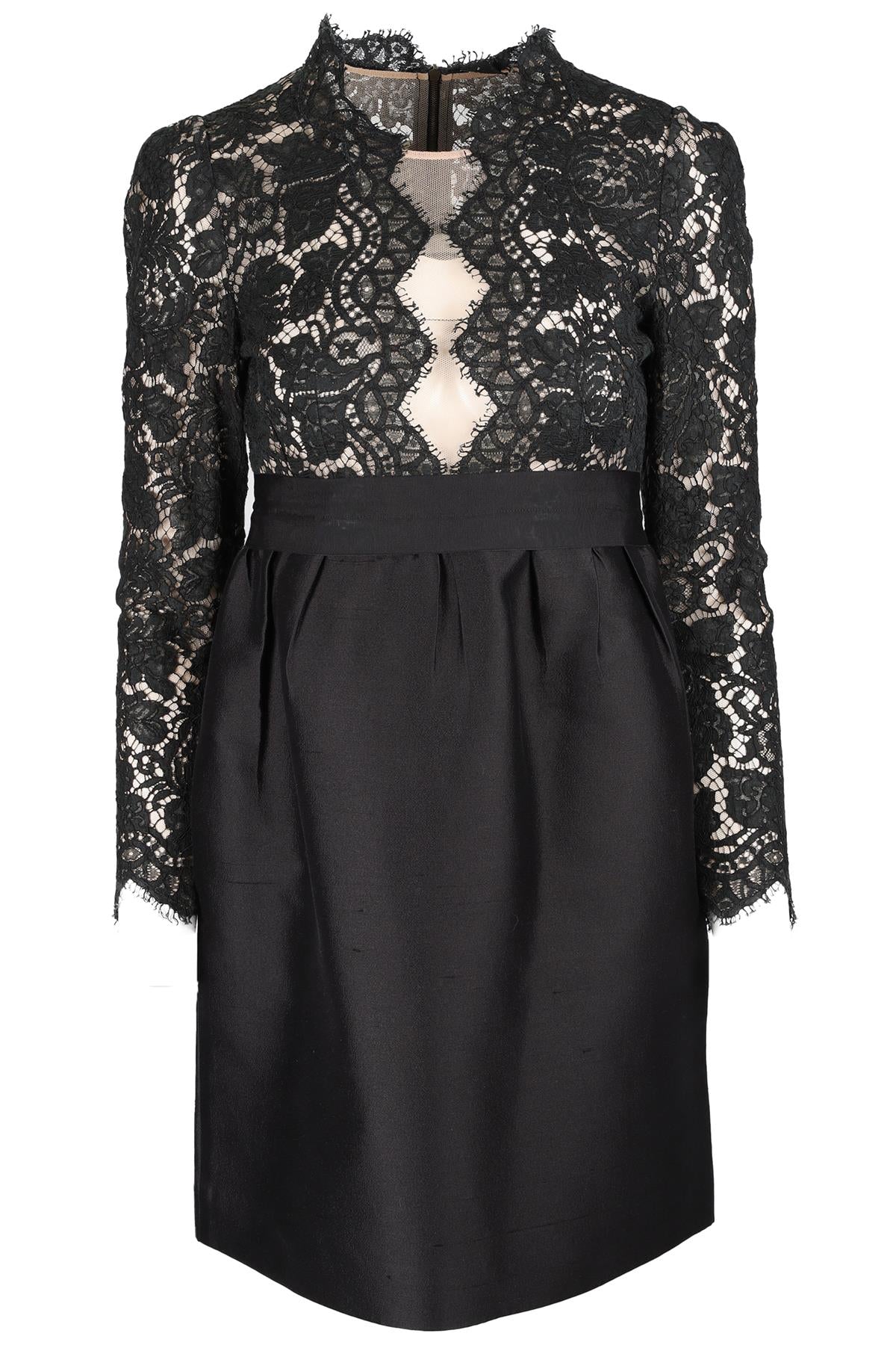 STELLA MCCARTNEY BLACK LACE MINI DRESS IT 40 UK 8