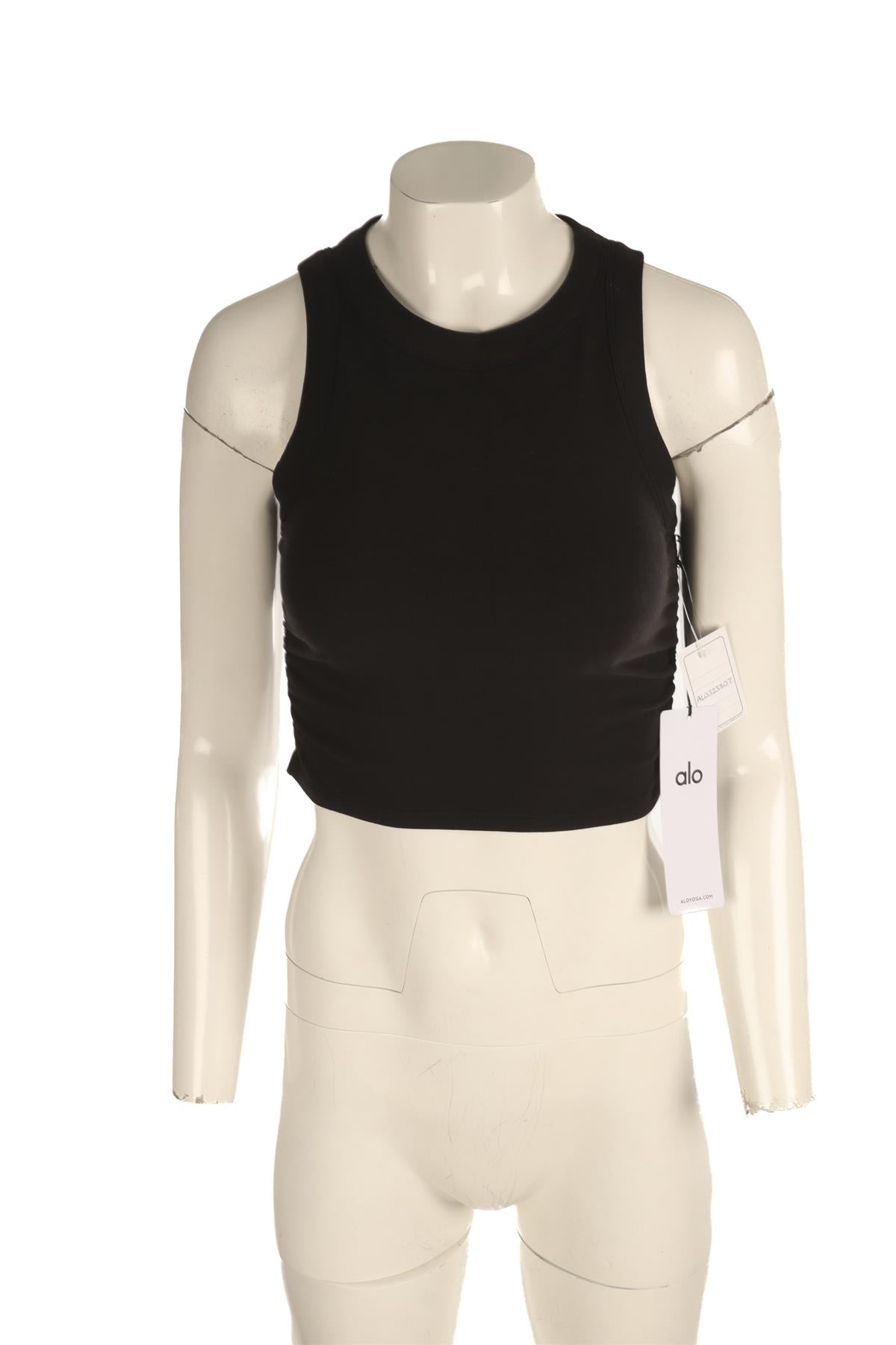ALO YOGA JERSEY BLACK TOP SMALL