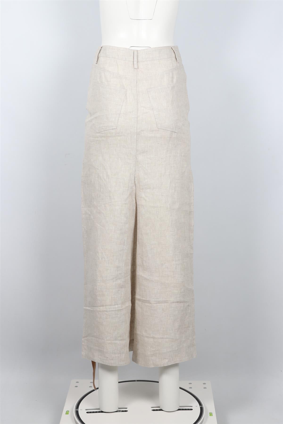REFORMATION BEIGE LINEN MAXI SKIRT US 2 UK 6