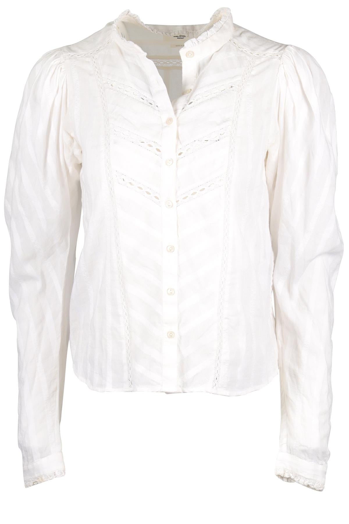 ISABEL ETOILE MARANT WHITE COTTON TOP FR 34 UK 6
