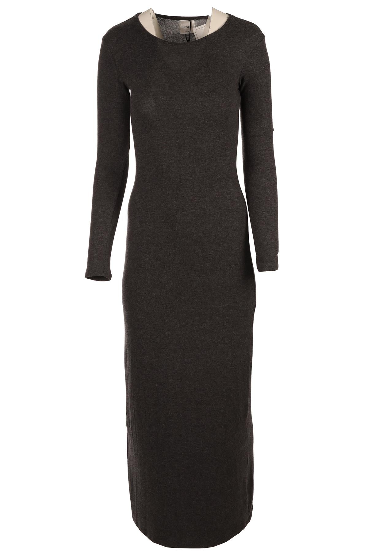 LESET GREY JERSEY MAXI DRESS XSMALL