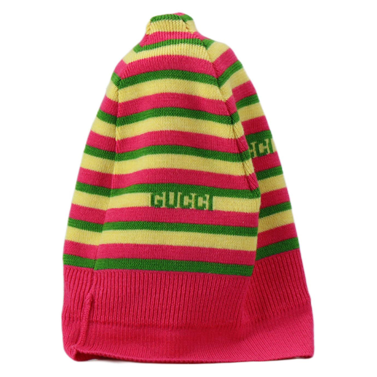 GUCCI BABY GIRLS STRIPED WOOL BEANIE LARGE