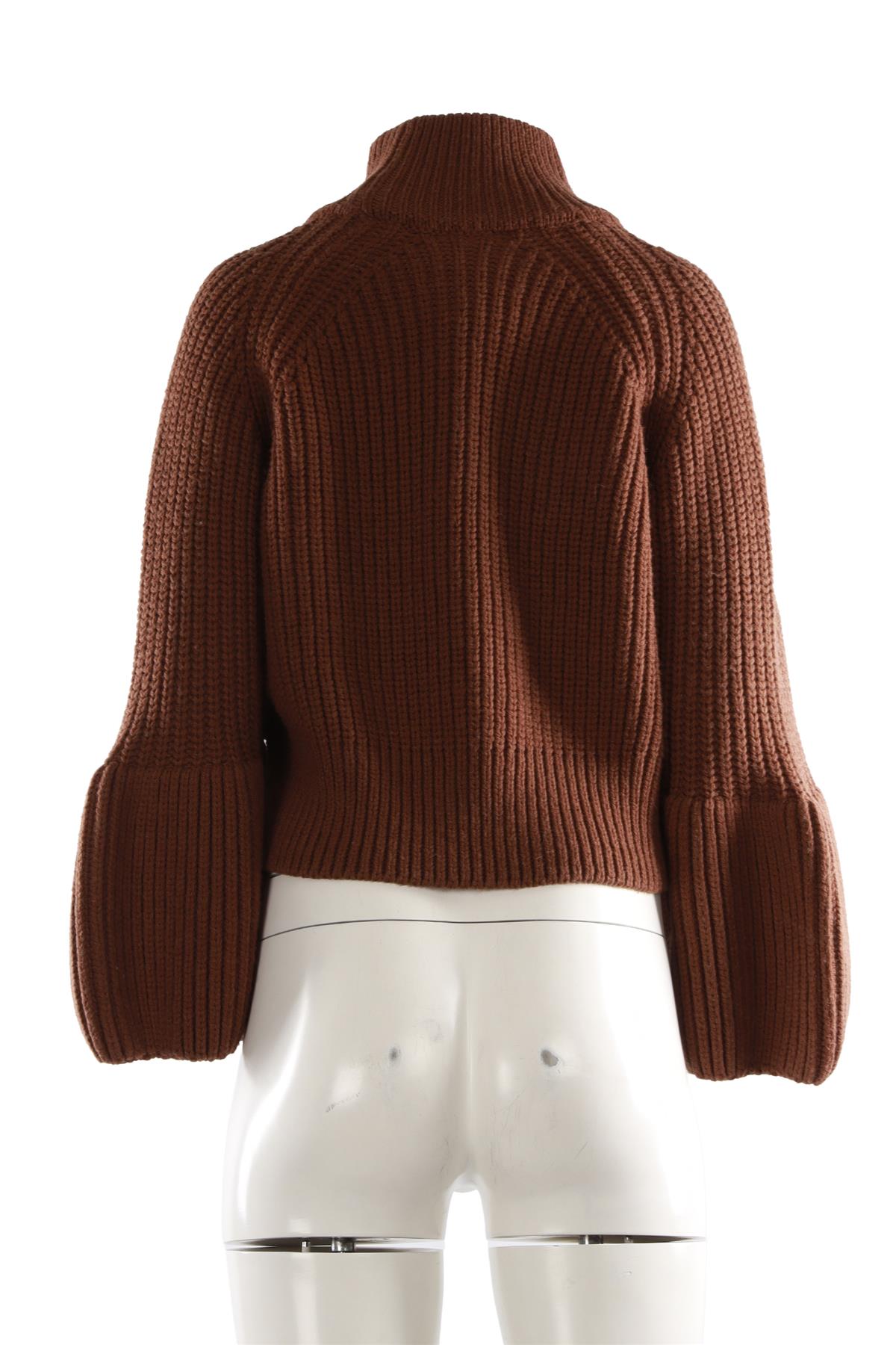 BROWN WOOL SWEATER