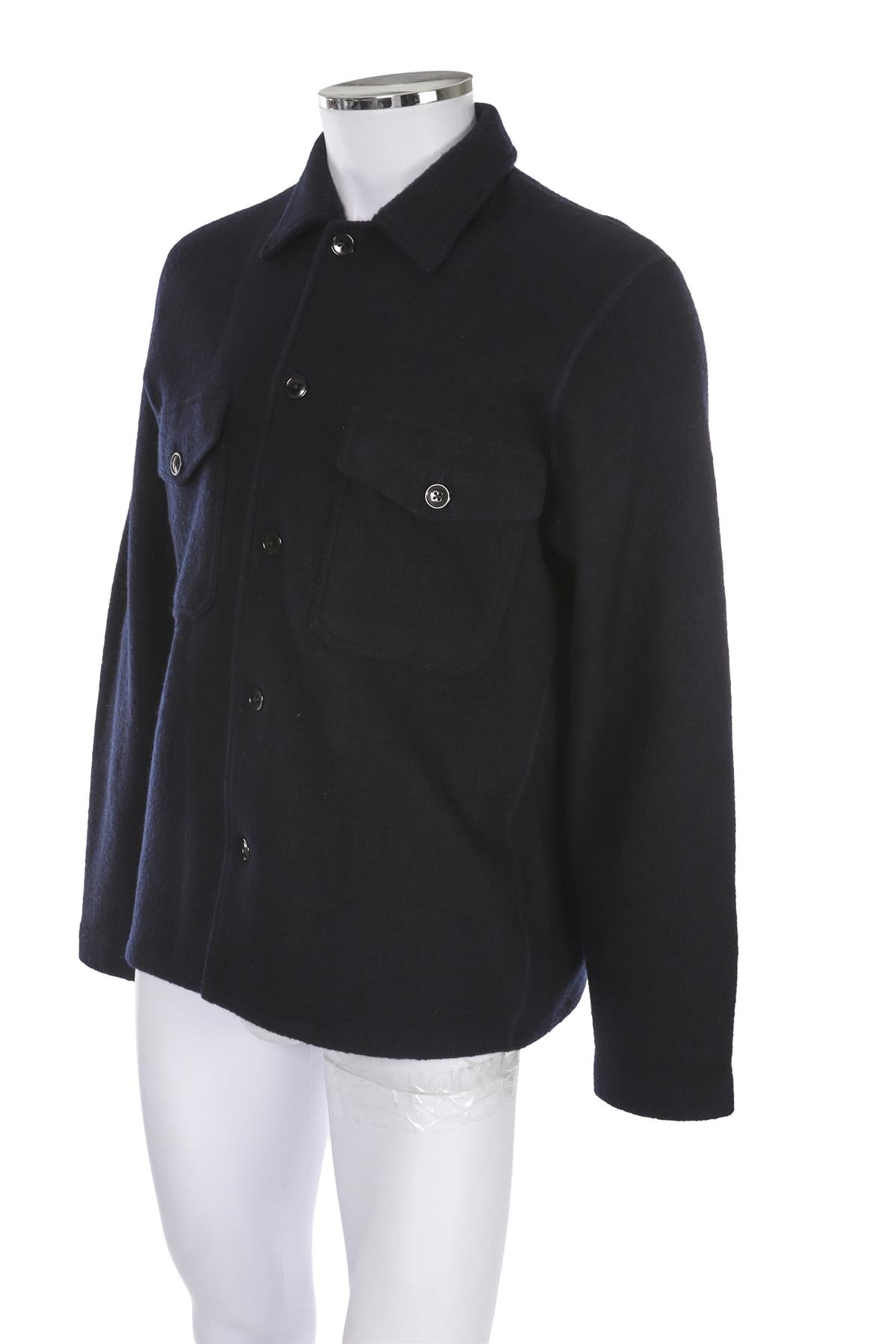 BUCK MASON NAVY MEN'S WOOL JACKET MEDIUM