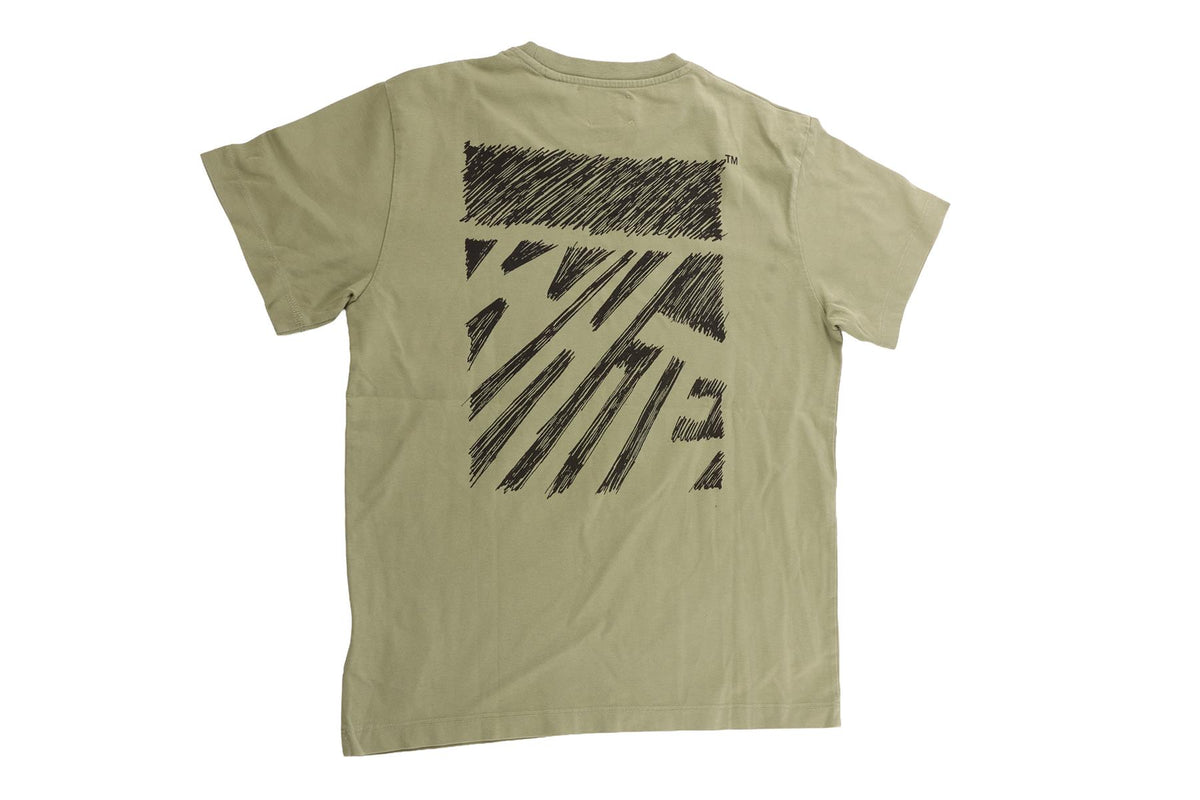 OFF-WHITE GREEN KIDS BOYS T-SHIRT 10 YEARS