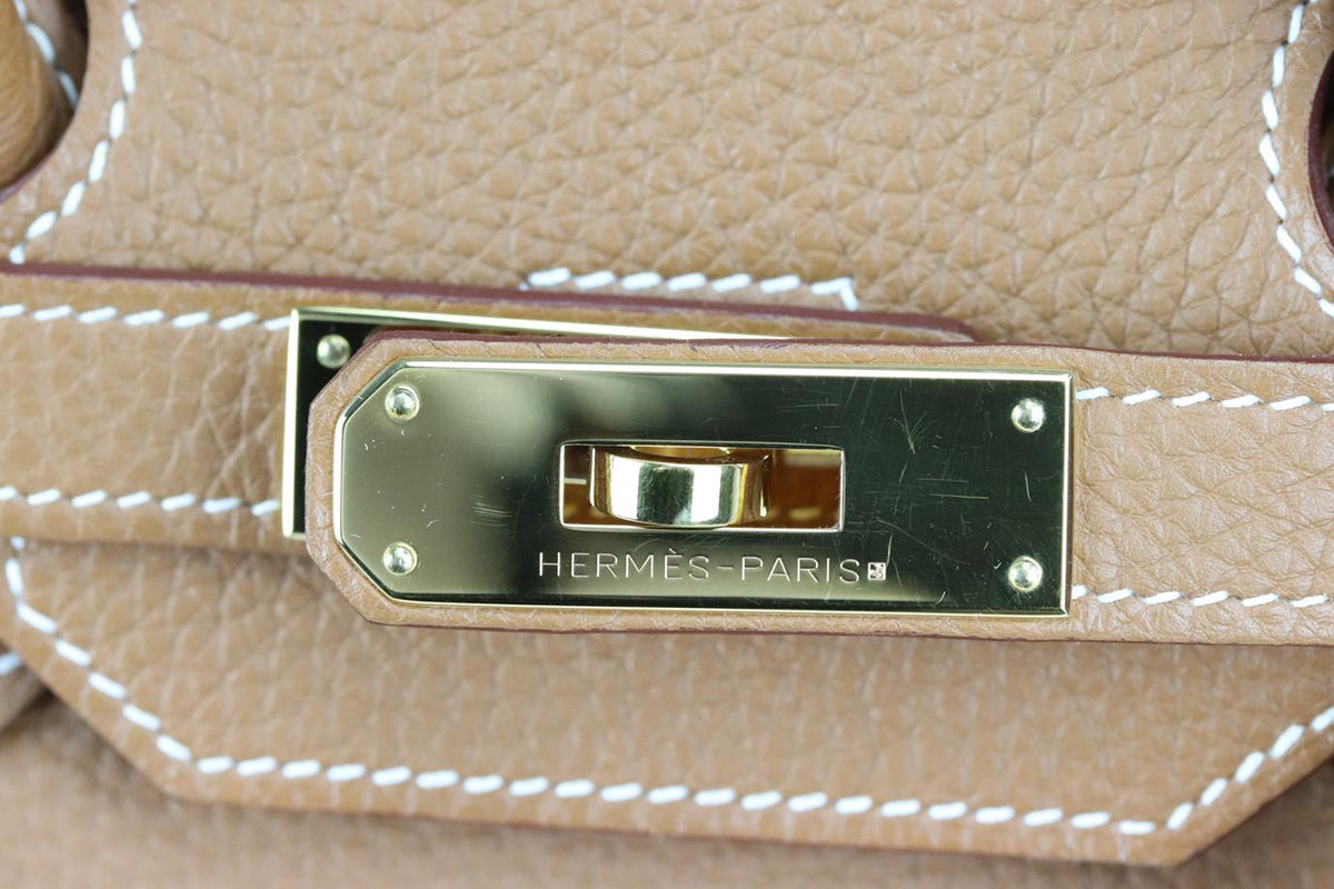 HERMÈS 2012 BIRKIN 35CM VEAU TOGO LEATHER BAG