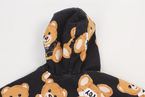MOSCHINO BLACK KIDS GIRLS HOODIE 6 YEARS