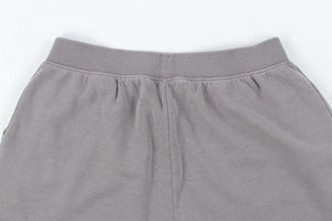 ALO YOGA PURPLE COTTON SHORTS LARGE