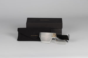 DOLCE & GABBANA D-FRAME ACETATE SUNGLASSES