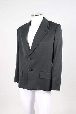 MM6 GREEN MEN'S WOOL BLAZER IT 48 UK 36