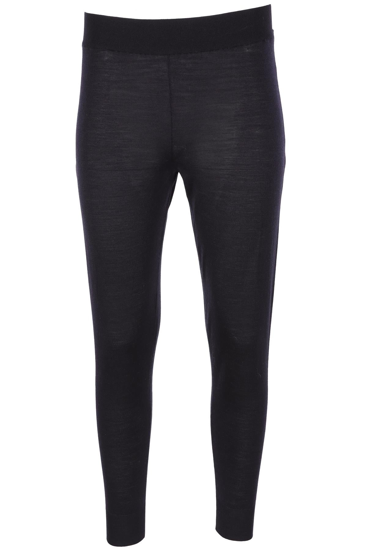 STELLA MCCARTNEY BLACK WOOL TAPERED PANTS IT 36 UK 4