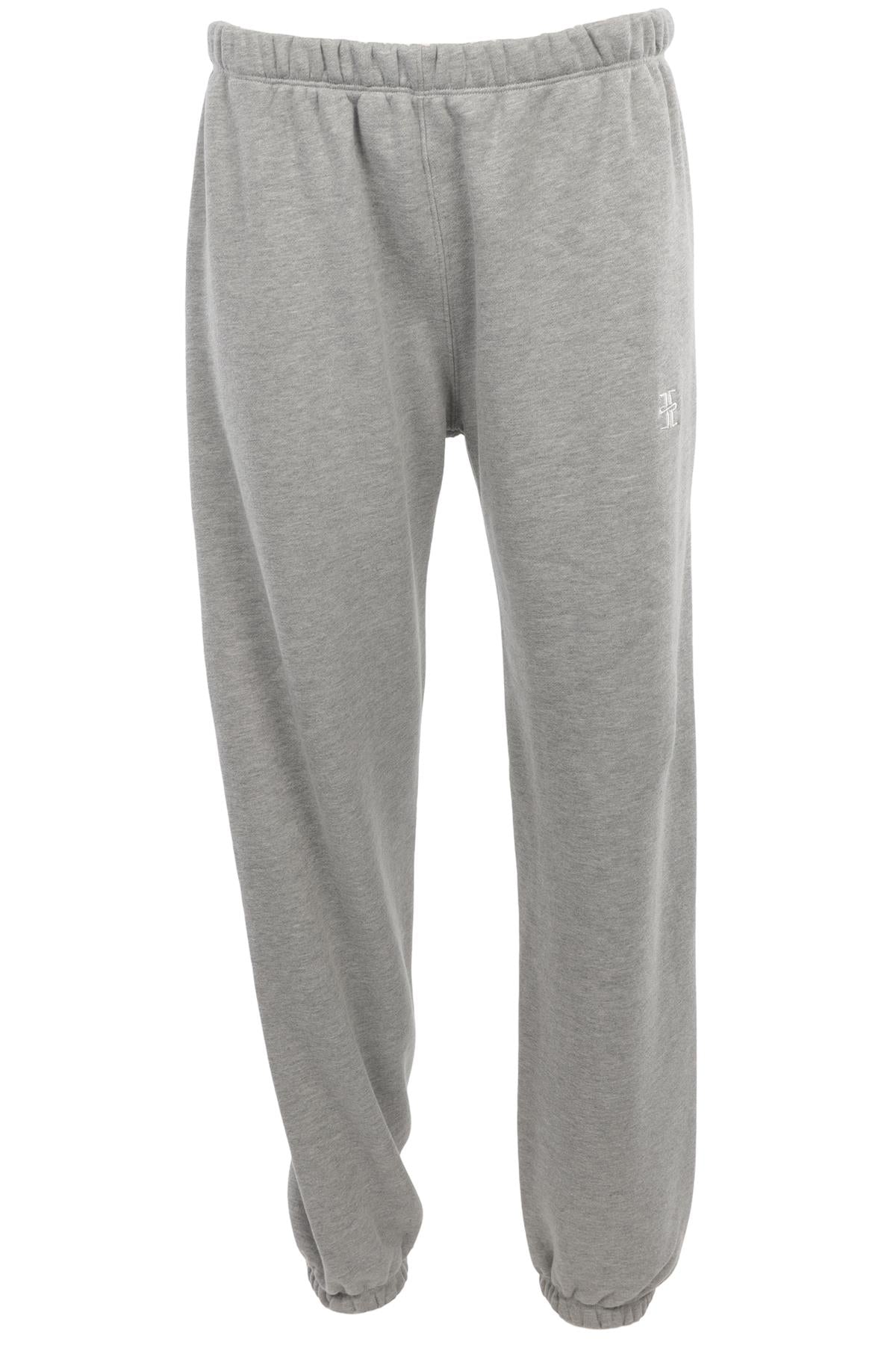 ETERNE GREY COTTON TRACK PANTS LARGE