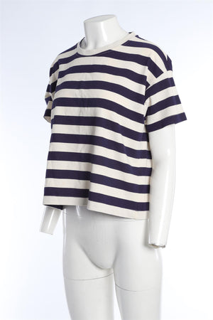 MARNI NAVY COTTON T-SHIRT IT 40