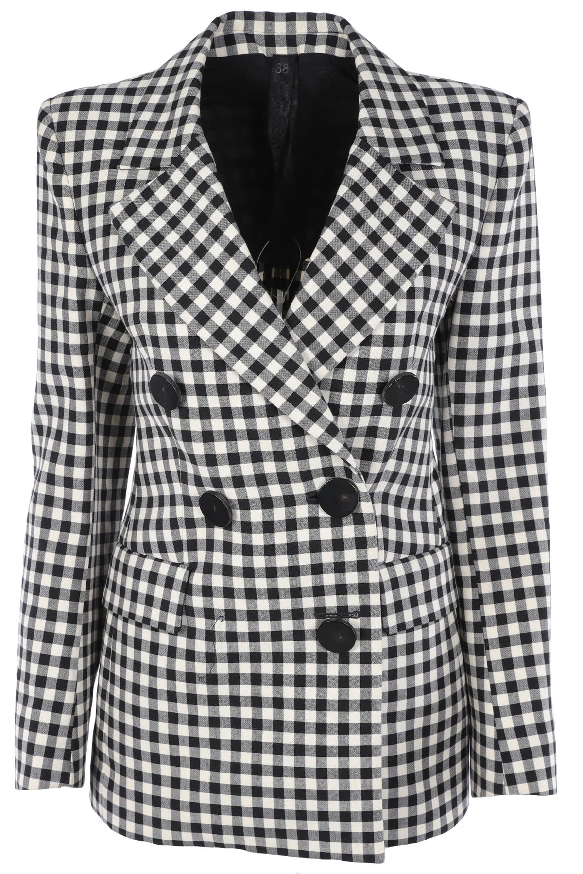 PETAR PETROV BLACK WOOL BLAZER FR 38 UK 10
