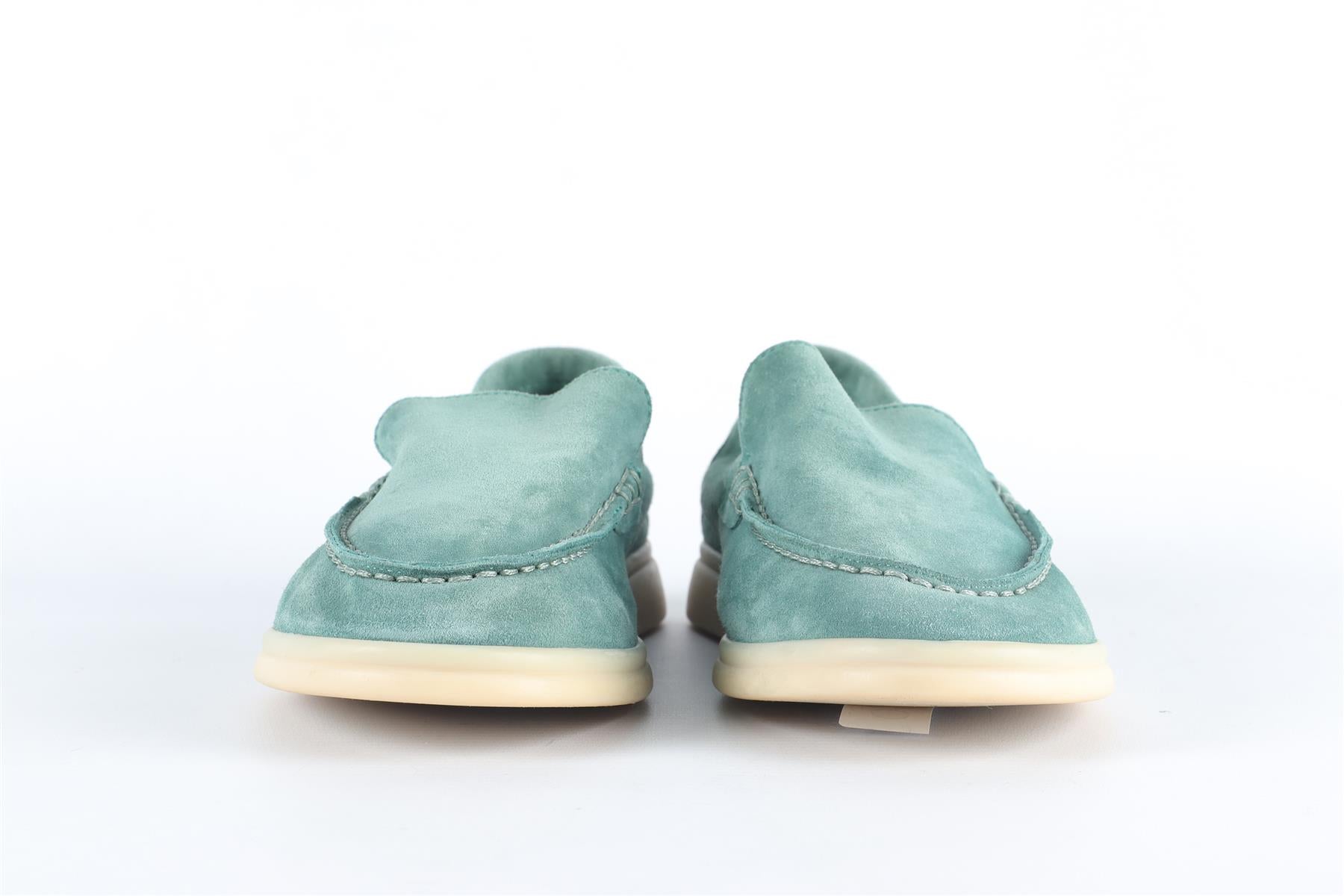 LORO PIANA GREEN KIDS BOYS SUMMER WALK LOAFERS EU 33 UK 1 US 2