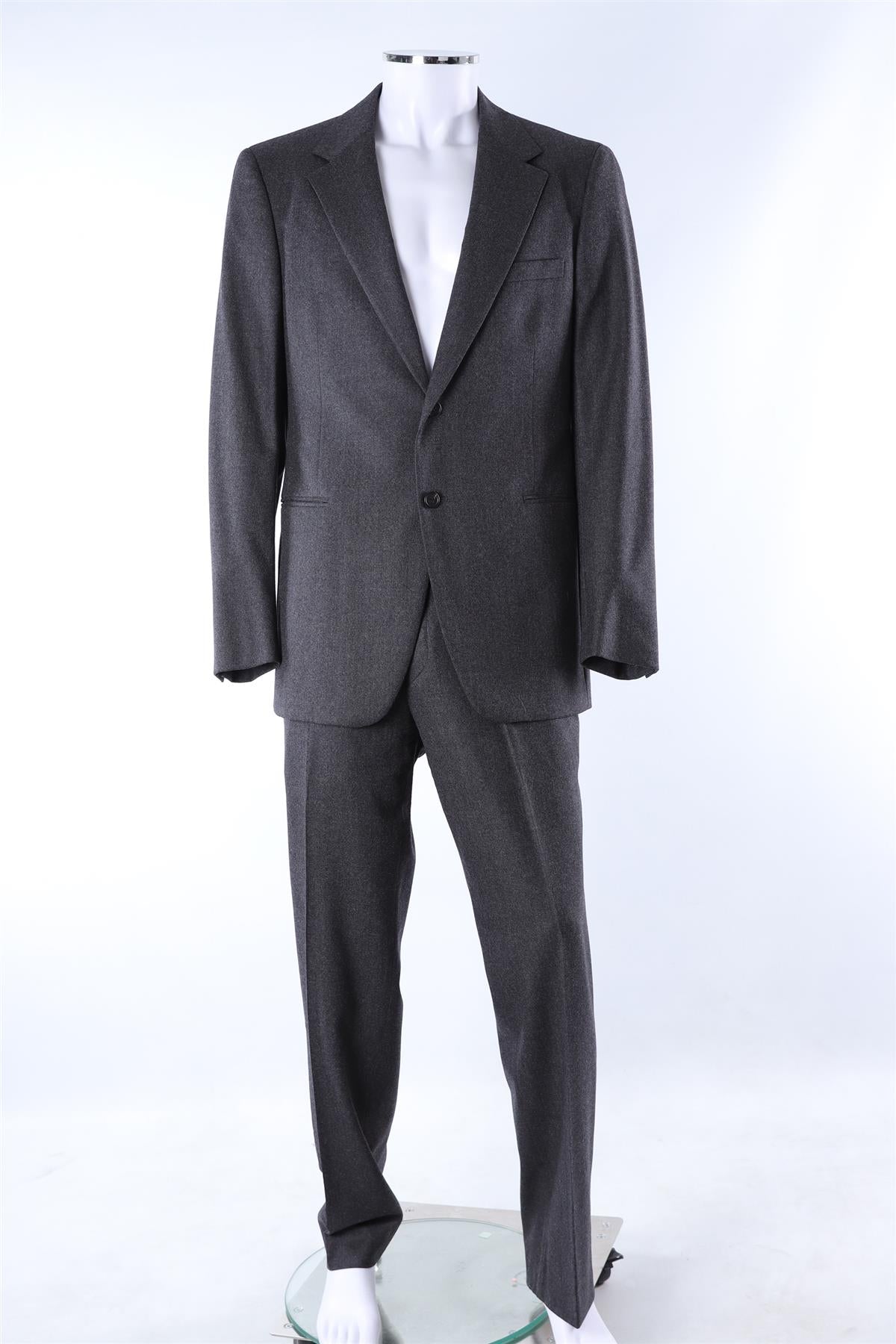 PRADA GREY MEN'S WOOL TWO PIECE SUIT
