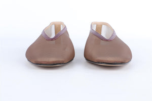 LE MONDE BERYL PURPLE MESH BALLET FLATS EU 37 UK 4 US 7